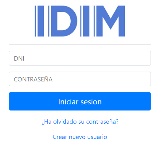 Acceso a IDIM