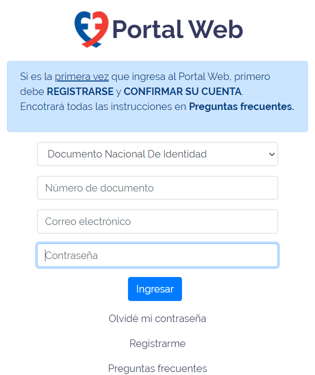 Acceso a Portal Web Clínica Favaloro