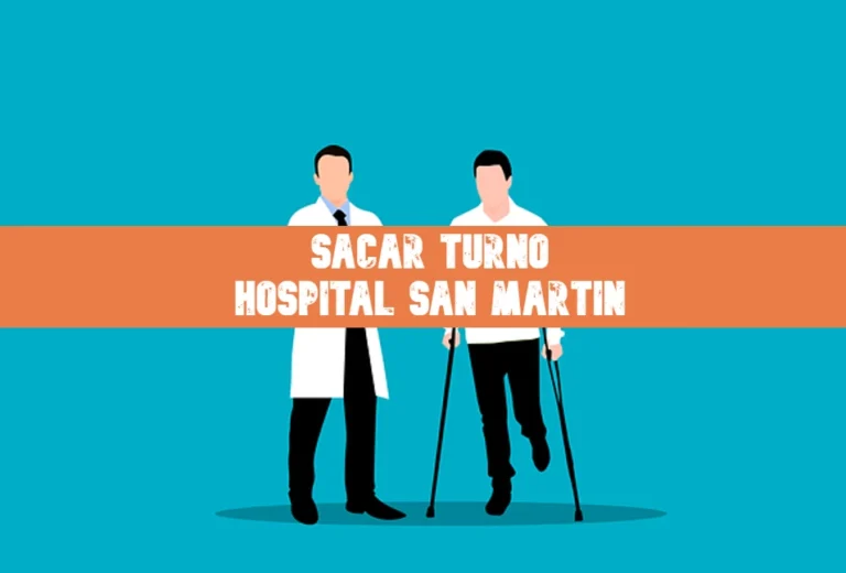 Cómo pedir turno en el Hospital San Martín